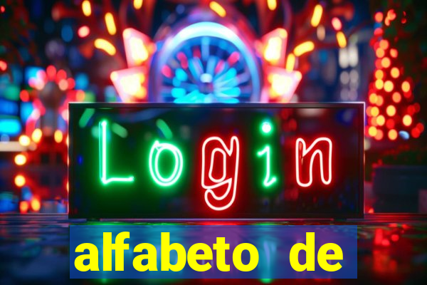 alfabeto de caligrafia bonita